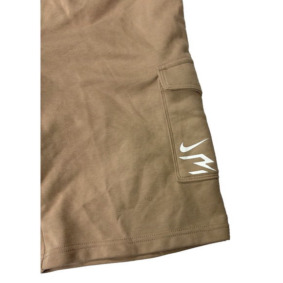 Nike 3Brand Tan Brown Hemp Colored Shorts Boys XL - Picture 2 of 7